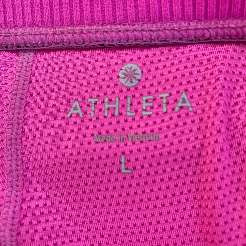 ATHLETA Pink Skort Built in shorts Athletic skirt tennis golf size large - Picture 7 of 13